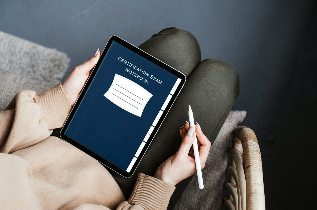 Certification Study Notebook: 6 Tabs, 70 Hyperlinked Pages | Works with Notability & GoodNotes